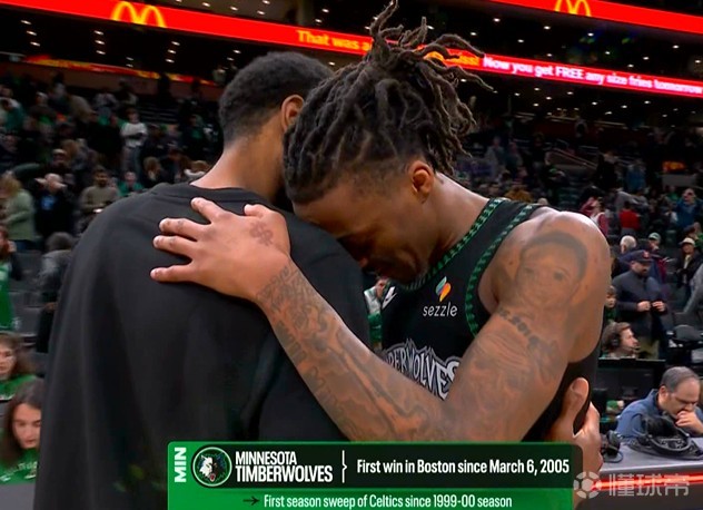 來之不易，森林狼上次客勝凱爾特人是2005年